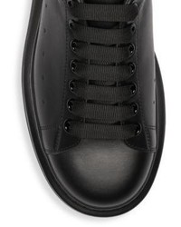 Alexander McQueen Leather Platform Sneakers