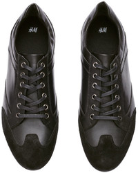 H&M Leather Sneakers Black