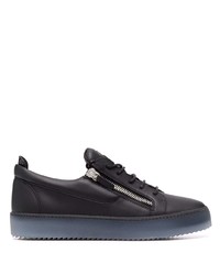 Giuseppe Zanotti Leather Zip Up Sneakers