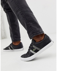 Lacoste Lerond Trainers With In Black Leather
