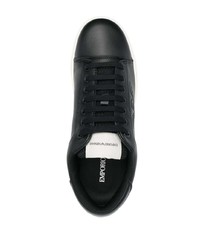 Emporio Armani Logo Detail Lace Up Sneakers