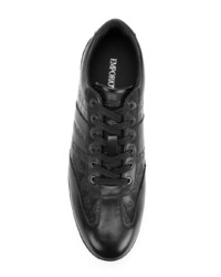 Emporio Armani Logo Embossed Runner Sneakers