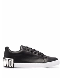 Moschino Logo Heel Lace Up Sneakers