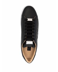 Philipp Plein Logo Patch Leather Sneakers