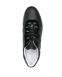 Hogan Logo Patch Leather Sneakers