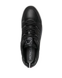 Moncler Logo Patch Leather Sneakers