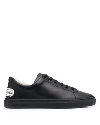 Jacob Cohen Logo Patch Leather Sneakers