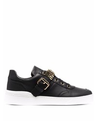 Moschino Logo Plaque Buckle Fastened Sneakers