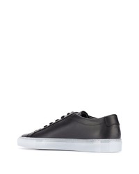 Common Projects Logo Print Lace Up Sneakers