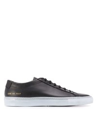 Common Projects Logo Print Lace Up Sneakers