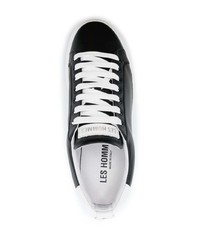 Les Hommes Low Top Leather Sneakers