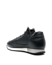 Corneliani Low Top Leather Sneakers