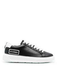 Les Hommes Low Top Leather Sneakers
