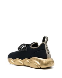 Moschino Low Top Two Tone Sneakers