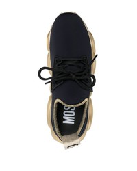 Moschino Low Top Two Tone Sneakers