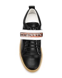 Lanvin Low Top Velcro Strap Sneakers