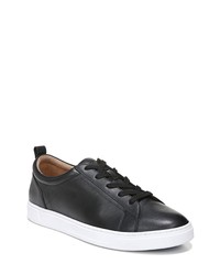 Vionic Lucas Sneaker In Black Leather At Nordstrom