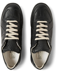 Maison Margiela Panelled Leather Sneakers