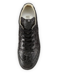Maison Margiela Replica Low Top Sneaker Black Glitter