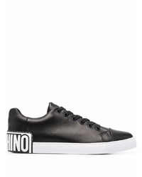 Moschino Maxi Logo Plaque Low Top Sneakers