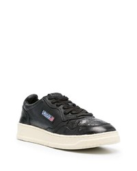 AUTRY Medalist Distressed Leather Sneakers