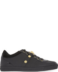 Versace Medusa Strap Leather Trainers