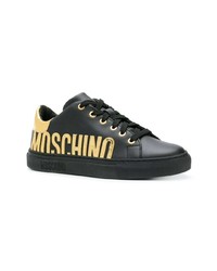 Moschino Metallic Logo Sneakers
