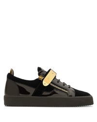 Giuseppe Zanotti Metallic Touch Strap Sneakers