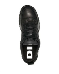 Diesel Monochrome Low Top Sneakers