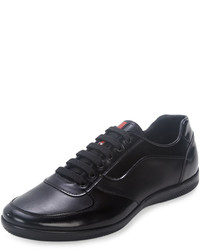 Prada Offshore Leather Sneaker Black