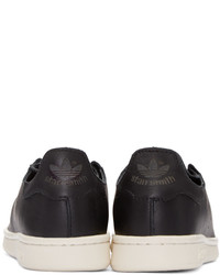adidas Originals Black Stan Smith Lea Sock Sneakers
