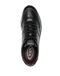 Tod's Panelled Logo Tongue Sneakers