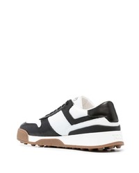 Tod's Panelled Low Top Leather Sneakers