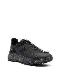 Premiata Panelled Low Top Trainers