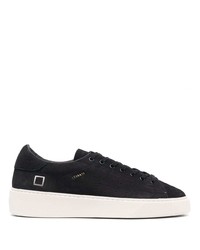 D.A.T.E Pebbled Flatform Sneakers