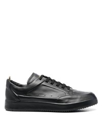Officine Creative Perforated Detail Low Top Sneakers