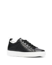 Les Hommes Perforated Logo Detail Sneakers