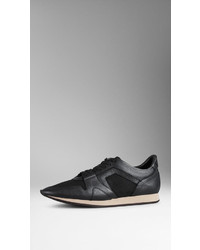 Burberry Prorsum The Field Sneaker In Leather And Mesh