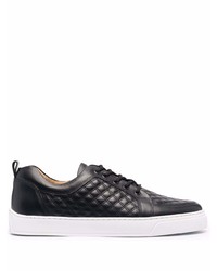 Leandro Lopes Quilted Finish Low Top Sneakers
