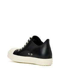 Rick Owens Ramone Leather Low Top Trainers