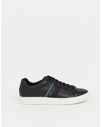 PS Paul Smith Rex Leather Trainer In Black