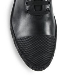 Prada Runway Low Top Leather Sneakers