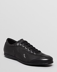 Salvatore Ferragamo Mille Leather Sneakers