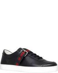 Gucci Saville Leather Trainers