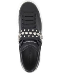 Alexander McQueen Show Studded Leather Trainers