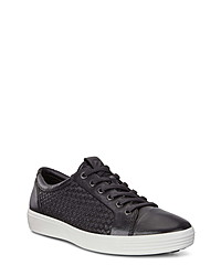 Ecco Soft 7 Plaited Lace Up Sneaker