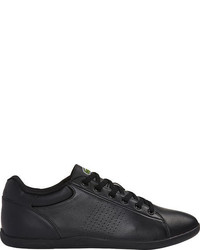 Lacoste Sokar 116 1 Sneaker Blackblack Leathersynthetic Lace Up Shoes