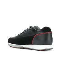 Hogan Stitched Detailing Lace Up Sneakers