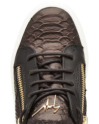 Giuseppe Zanotti Textured Leather Sneakers