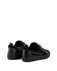 Giuseppe Zanotti Textured Velvet Sneakers